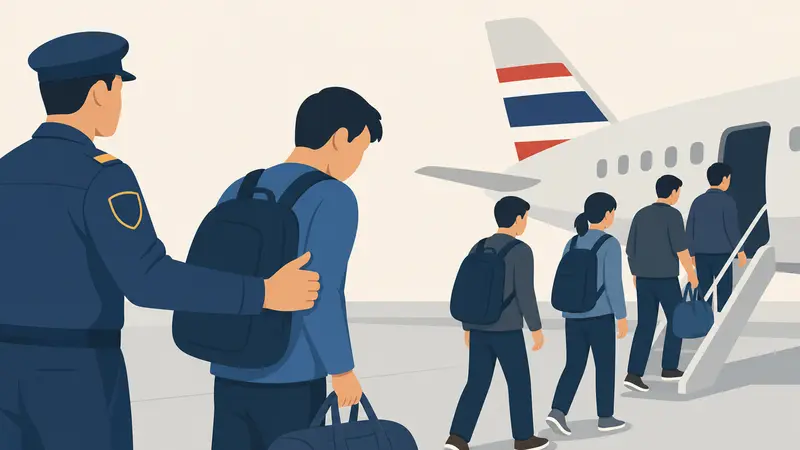 Laos Mengembalikan 41 Warga Thailand Terkait Aktivitas Perjudian Ilegal